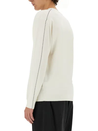 Helmut Lang Jersey With Logo In White