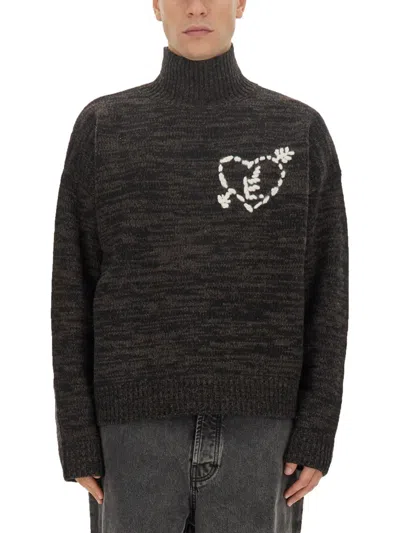 Etudes Studio Études Jersey With Logo In Black