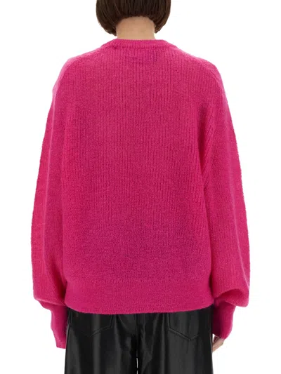 Rotate Birger Christensen Rotate Birgerchristensen Oversized Sweater In Pink