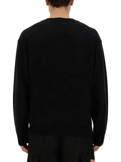 Kenzo Jersey With Logo In Black