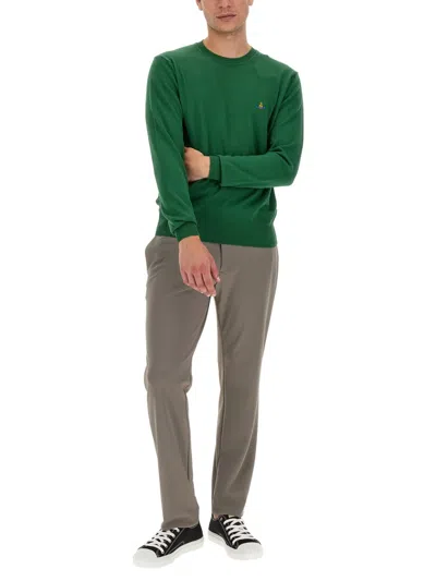 Vivienne Westwood Embroidered Orb Crew Neck Sweater