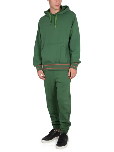 Ps By Paul Smith Ps Paul Smith Jogging Pants "happy" In Green