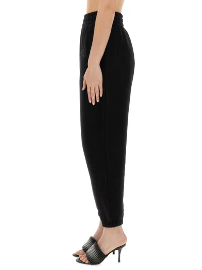 Alexander Wang Jogging En Coton In Black