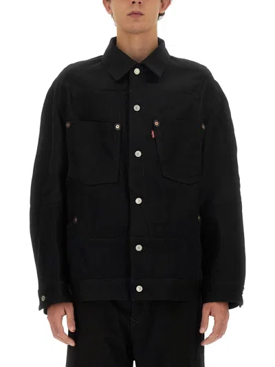 Junya Watanabe Relaxed-fit Wool Jacket In Black