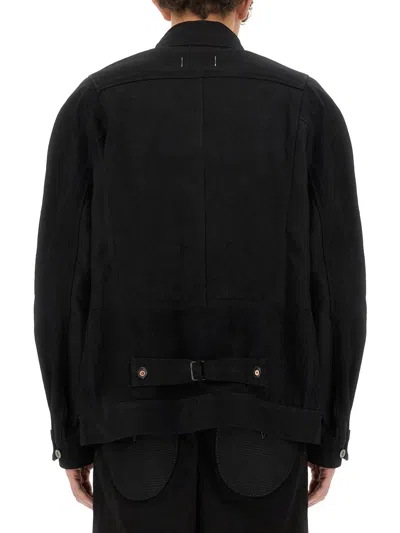 Junya Watanabe Relaxed-fit Wool Jacket In Black
