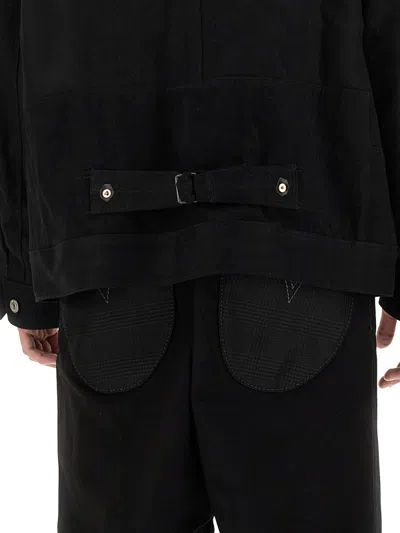 Junya Watanabe Relaxed-fit Wool Jacket In Black