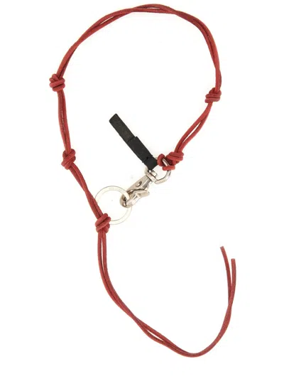 Our Legacy Knotted Leather Keyring
