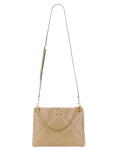 Tory Burch Kira Diamond Small Quilted Bag In Brown