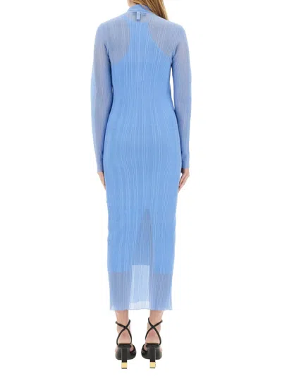 Fendi Women Knit Dress In Blue