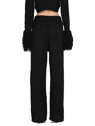 Rotate Birger Christensen Rotate Birgerchristensen Knit Pants In Black