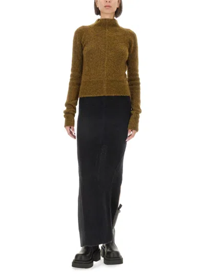Rick Owens Knit Skirt In Black