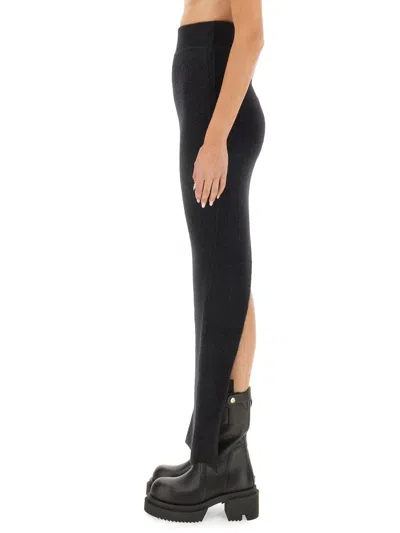 Rick Owens Knit Skirt In Black