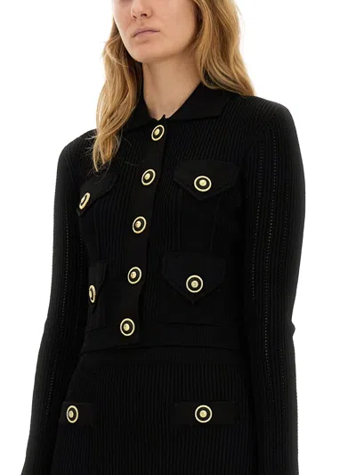 Balmain Cardigan In Black