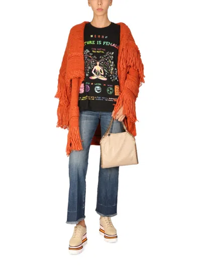 Stella Mccartney Stella Mc Cartney Airy Coat In Orange