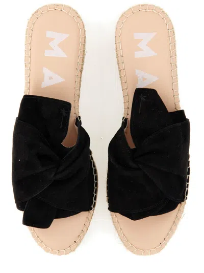 Manebi Knot Sandal In Black