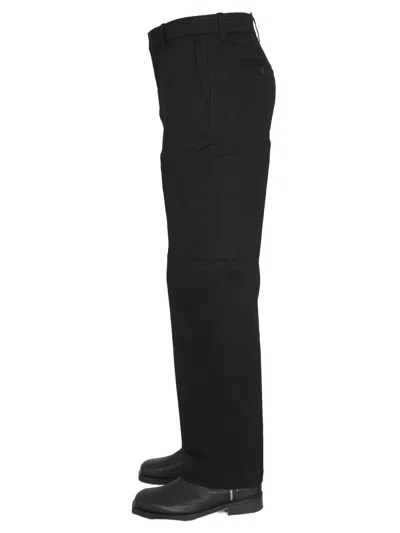Department Five Concealed-fastening Trousers In Black