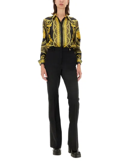 Versace Shirt With La Coupe Des Dieux Print In Multi