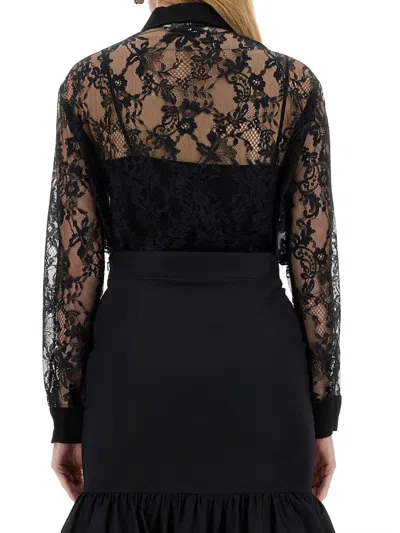 Moschino Lace Shirt In Multi