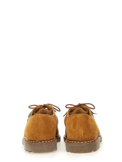 Paraboot Michael Suede Derby Shoes In Brown