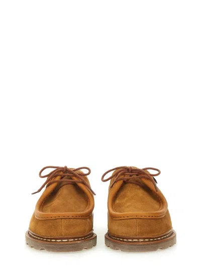 Paraboot Michael Suede Derby Shoes In Brown