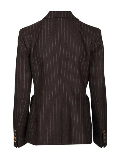Blazé Milano Lady Maud Akira Blazer Jackets Brown In Black