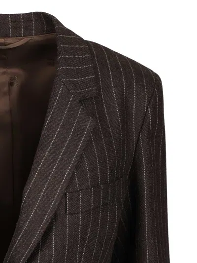 Blazé Milano Lady Maud Akira Blazer Jackets Brown In Black