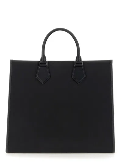 Dolce & Gabbana Large Rubberized Logo Top Handle Bag