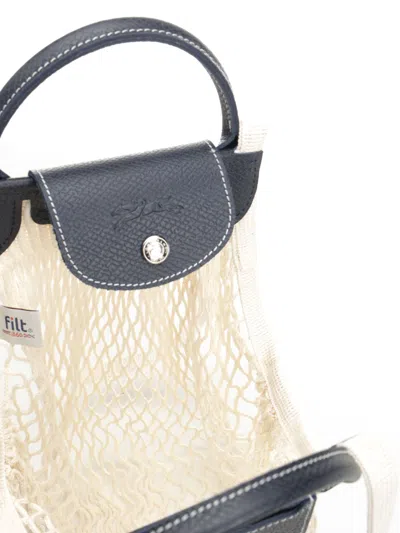 Longchamp Paris Le Pliage Filet Worker - Sac Filet L Crossbody Bags Blue