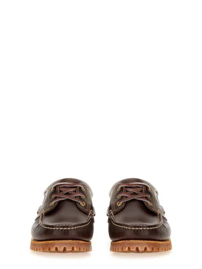 Timberland Leather Boat Moccasin In Brown