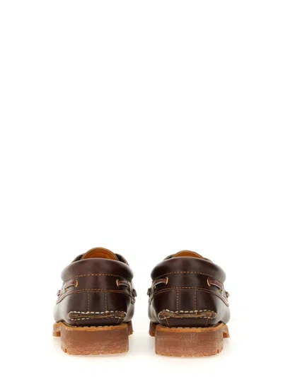Timberland Leather Boat Moccasin In Brown