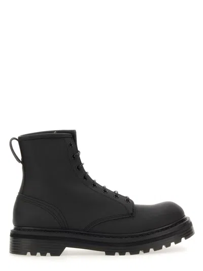 Premiata Leather Boot In Multi