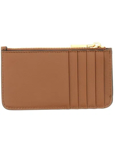 Bally Striped Leather Card Holder