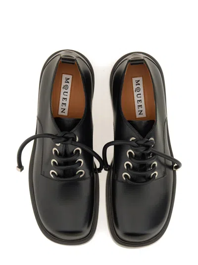 Alexander Mcqueen Alexander Mc Queen Lace Up Derby Shoes In Black