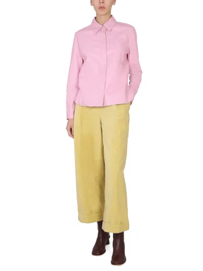 Alysi Leather Jacket In Pink