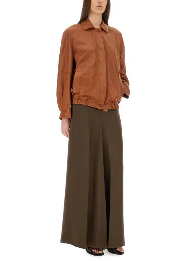 Salvatore Santoro Leather Jacket In Brown