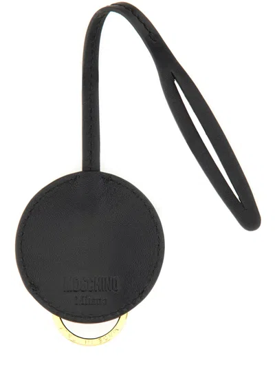 Moschino Round Teddy Bear Wrist Strap Keychain