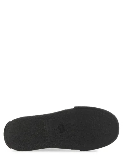 Mm6 Maison Margiela Mm6 Oversized Sole High-top Leather Sneakers In Black
