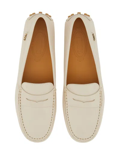 Tod's Gommino Loafers In Neutral