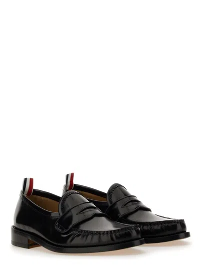 Thom Browne Leather Loafer In Black