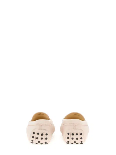 Tod's Woman Loafers Light Pink Size 6.5 Soft Leather In Black