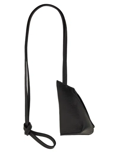Studio Nicholson Knot Detail Leather Pouch