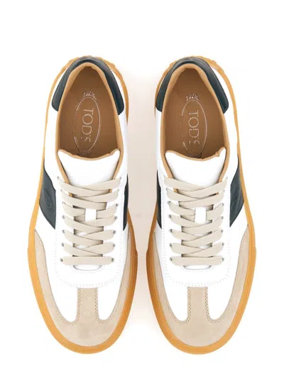 Tod's Round Toe Panel Sneakers