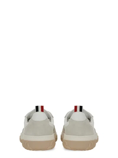 Thom Browne Leather Sneaker In Brown
