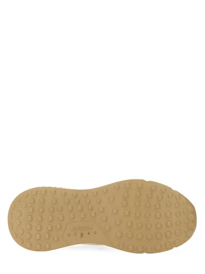 Hogan Leather Sneaker In Nude