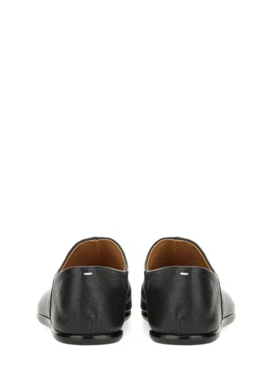Maison Margiela Tabi Loafers In Black Leather Men