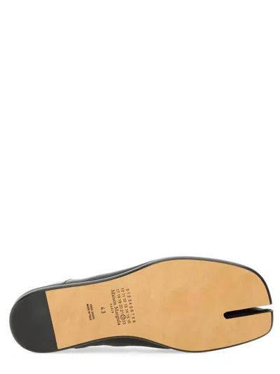 Maison Margiela Tabi Loafers In Black Leather Men