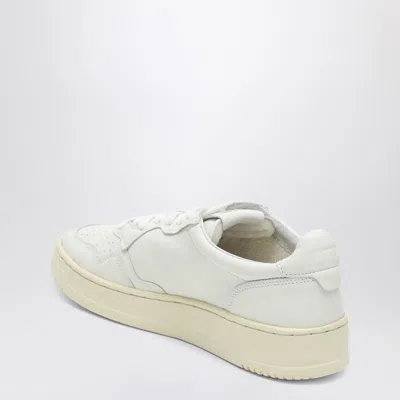 Autry White Leather Medalist Sneakers In White
