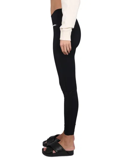 Jil Sander Leggings With Logo In Black
