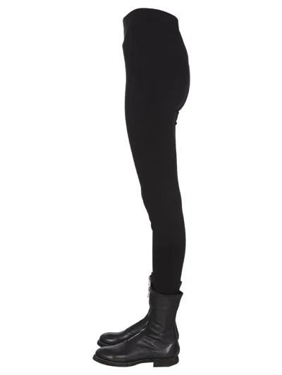 Disclaimer Leggings With Logo Print In Black