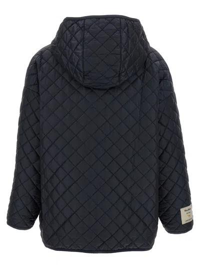 Max Mara The Cube Leo Reversible Jacket In Blue